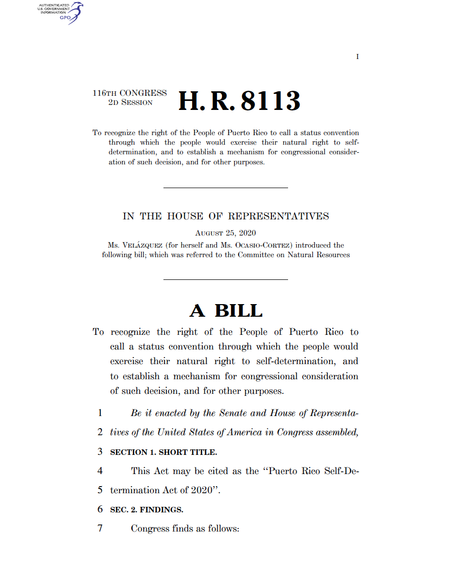 116th Congress - H.R.8113