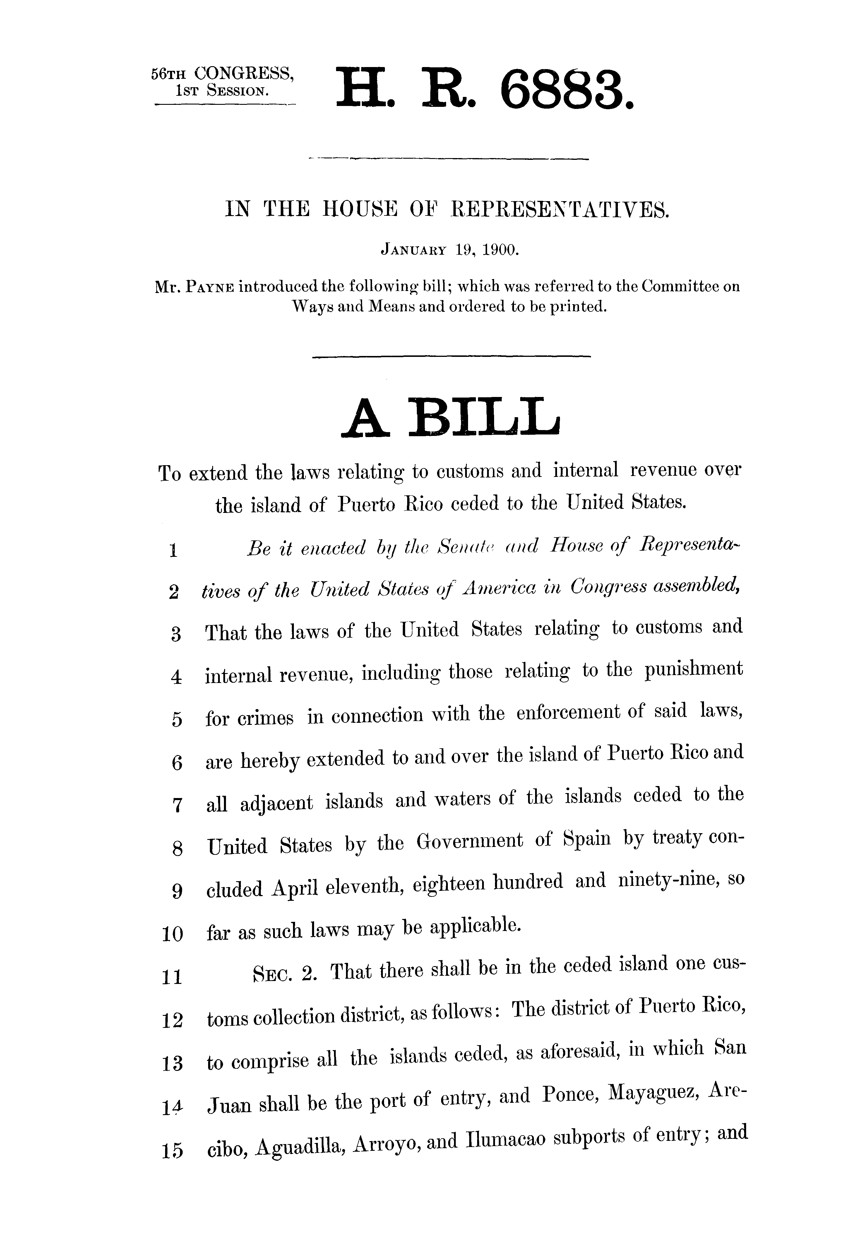 56th Congress - H.R.6883