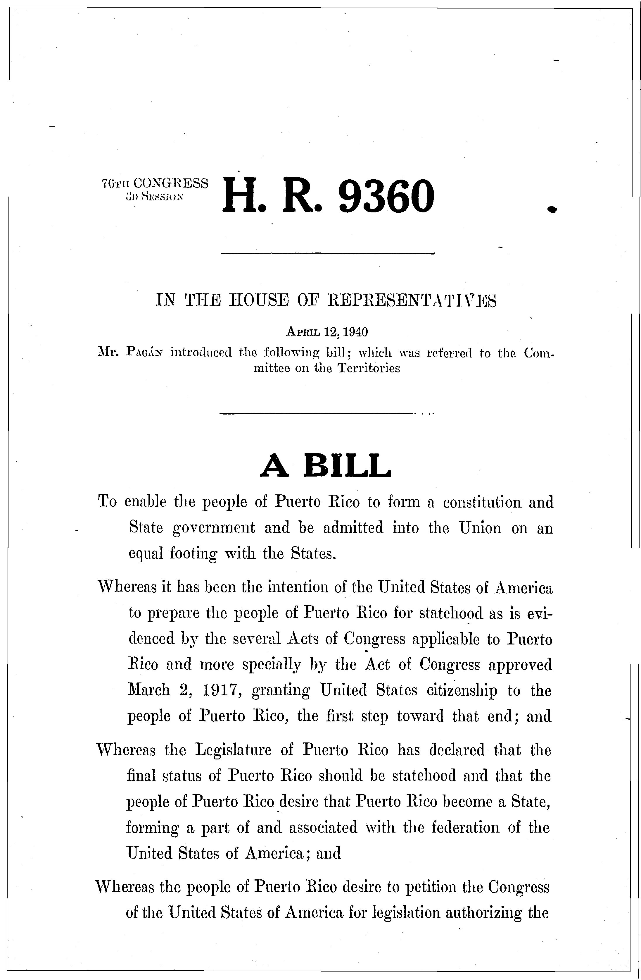 76th Congress - H.R.9360