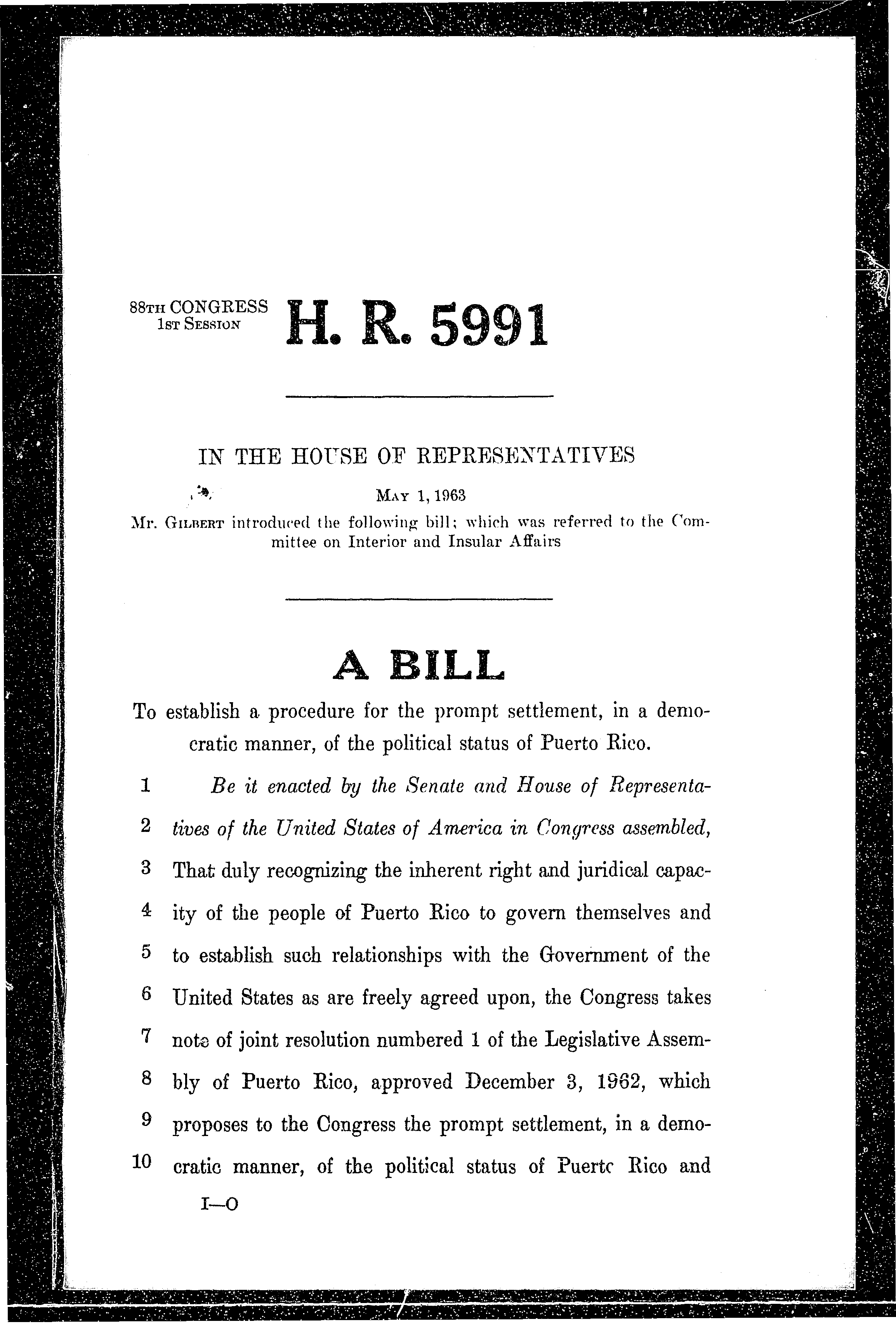 88th Congress - H.R.5991